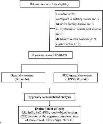 He-Jie-Shen-Shi Decoction as an Adjuvant Therapy on Severe Coronavirus Disease 2019: A Retrospective Cohort and Potential Mechanistic Study